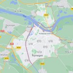 Kaart Nijmegen');